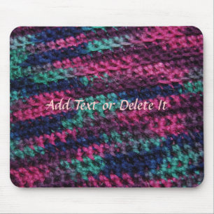 Mousepad colorido do Crochet