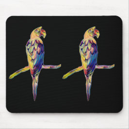 Mousepad Colorir Papagaio Mousemat