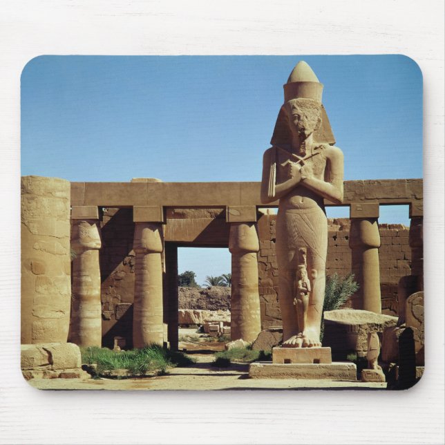 Mousepad Colosso de Ramesses II: estátua ereta de (Frente)