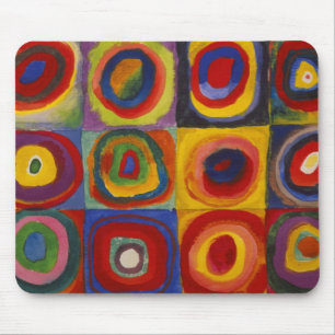 Mousepad Colour Study of Squares Circles by Kandinsky