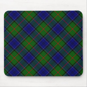 Mousepad Colquhoun tartan xadrez verde azul