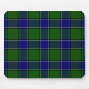 Mousepad Colquhoun tartan xadrez verde azul