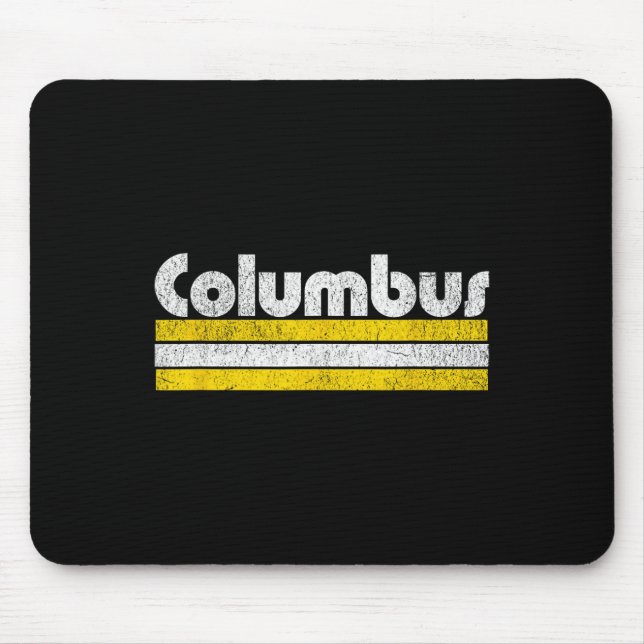 Mousepad Columbus Futebol Cidade Vintage (Frente)