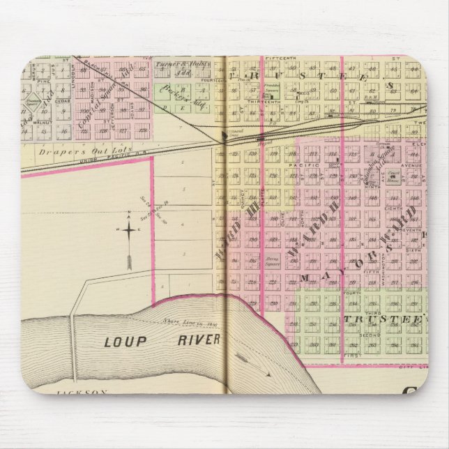 Mousepad Columbus, Nebraska (Frente)