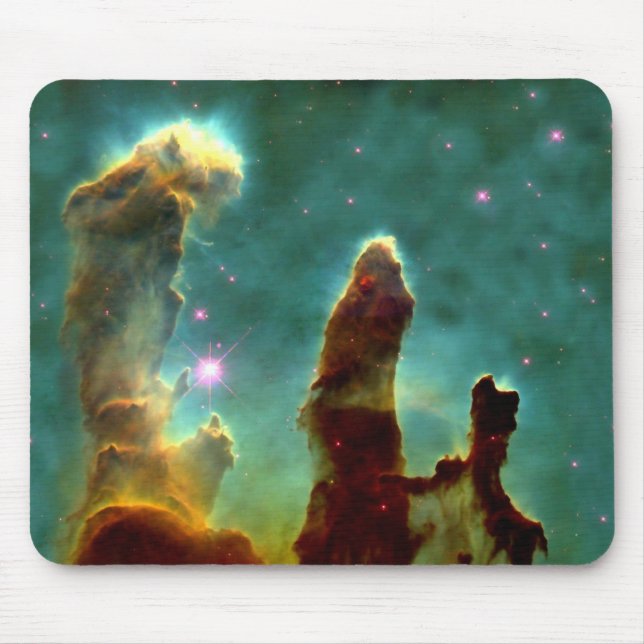 Mousepad Colunas da nebulosa de Eagle da criação (Frente)