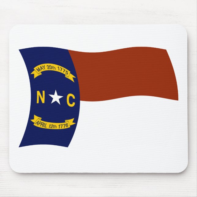 Mousepad com a Bandeira da Carolina do Norte (Frente)