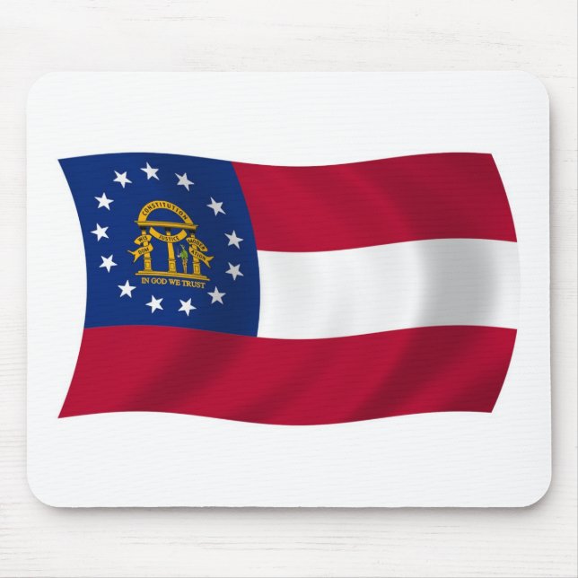 Mousepad com a bandeira da Geórgia (Frente)