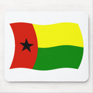 Mousepad com a Bandeira da Guiné-Bissau