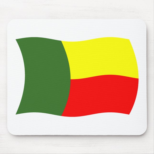 Mousepad com a Bandeira do Benim (Frente)