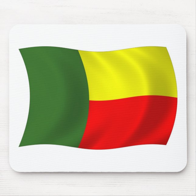 Mousepad com a Bandeira do Benim (Frente)