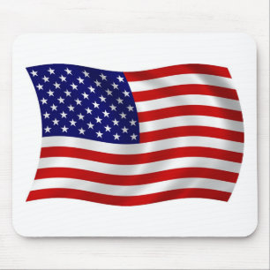 Mousepad com a Bandeira dos Estados Unidos da Amér