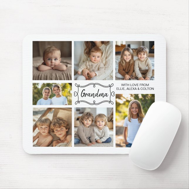 Mousepad Com a Colagem Personalizada de Fotografias do Love (Com mouse)