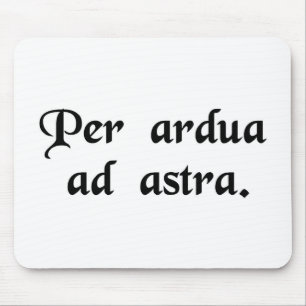 Mousepad Com as dificuldades às estrelas
