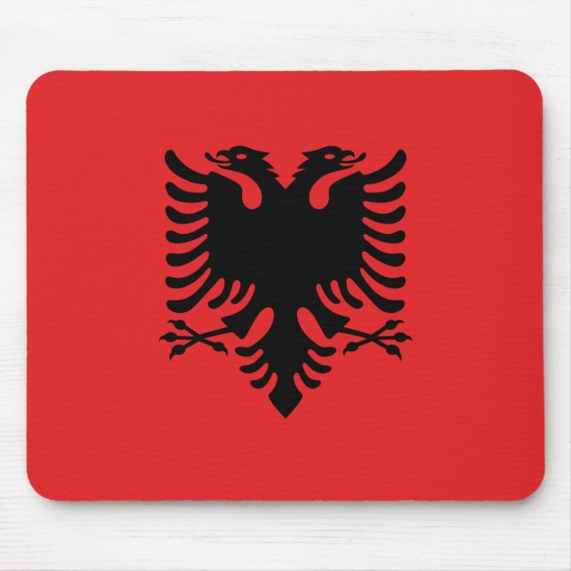 Mousepad com Bandeira da Albânia (Frente)