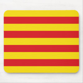 Mousepad com bandeira da Catalunha