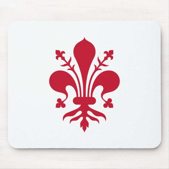 Mousepad com Bandeira de Florença, Toscana (Frente)