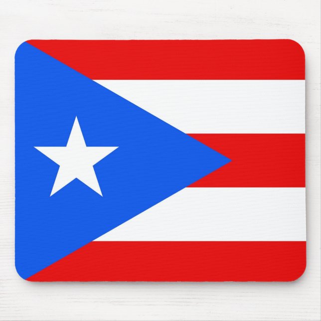 Mousepad com Bandeira de Porto Rico - EUA (Frente)