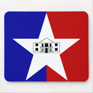 Mousepad com Bandeira de San Antonio, EUA
