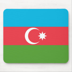 Mousepad com Bandeira do Azerbaijão