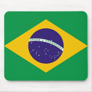 Mousepad com Bandeira do Brasil