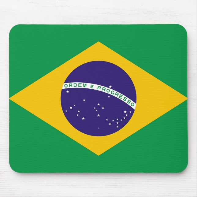 Mousepad com Bandeira do Brasil (Frente)