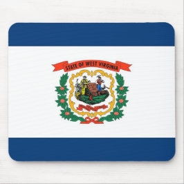 Mousepad com Bandeira do Estado da Virgínia Ociden