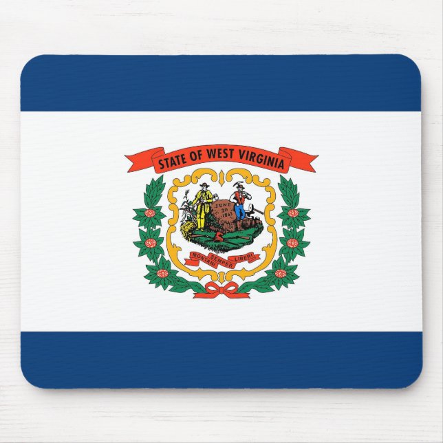 Mousepad com Bandeira do Estado da Virgínia Ociden (Frente)