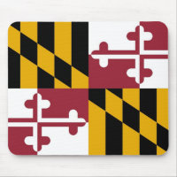 Mousepad com Bandeira do Estado de Maryland - EUA