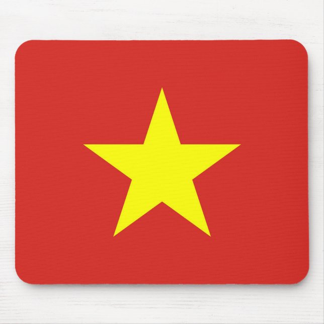 Mousepad com Bandeira do Vietname (Frente)