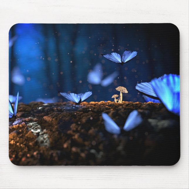 Mousepad com borboleta (Frente)