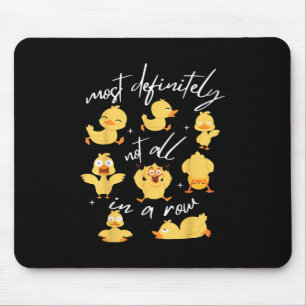 Mousepad Com Certeza Nem Todos Em Um Mental De Pato Engraça
