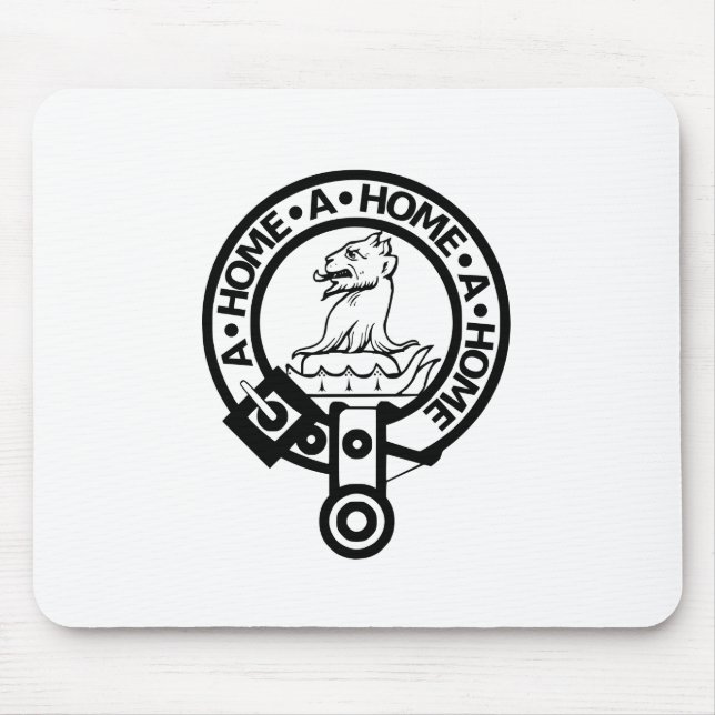 Mousepad com Clan Home Crest (Frente)