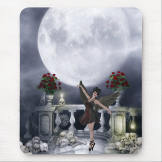 Mousepad com dança gótico & lua do anjo