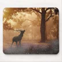 Mousepad com Deer / Mousepad Hirsch