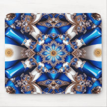 Mousepad com Design argentino de cores