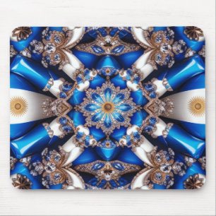 Mousepad com Design argentino de cores