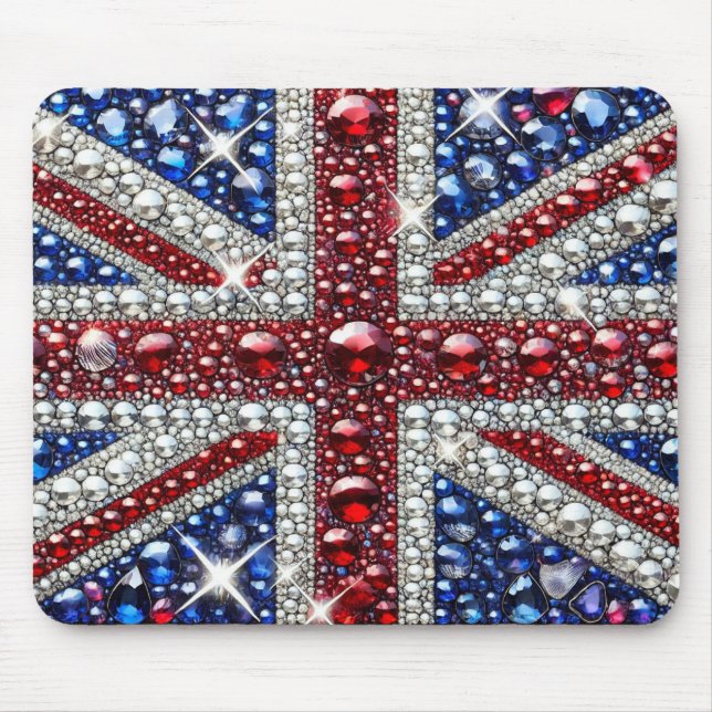 Mousepad com Design de cores britânicas (Frente)