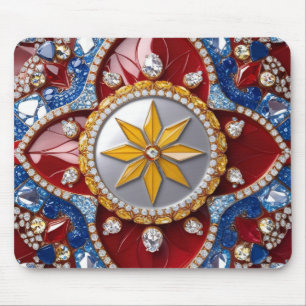 Mousepad com Design de cores colombianas