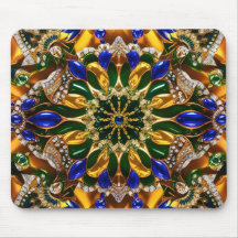 Mousepad com Design de cores do Brasil