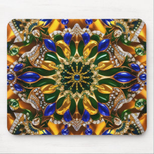 Mousepad com Design de cores do Brasil