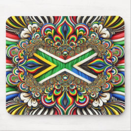Mousepad com Design de cores sul-africanas