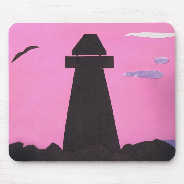 Mousepad com Design de farol (Frente)
