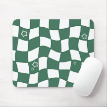 Mousepad com Design Verde Distorcido