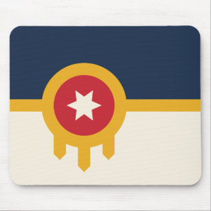 Mousepad com Flag de Tulsa, Oklahoma
