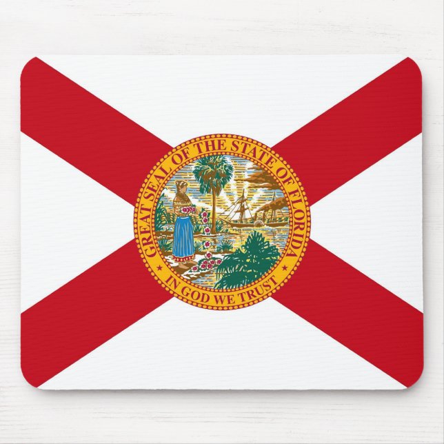 Mousepad com Flag of Florida State - EUA (Frente)