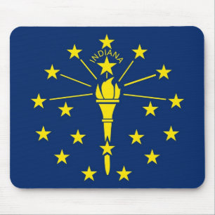 Mousepad com Flag of Indiana State - EUA