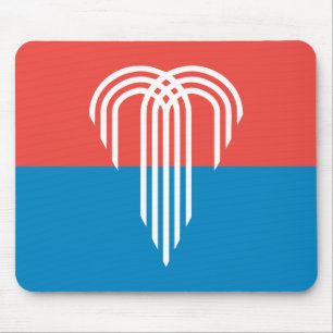 Mousepad com Flag of Kansas City, Missouri