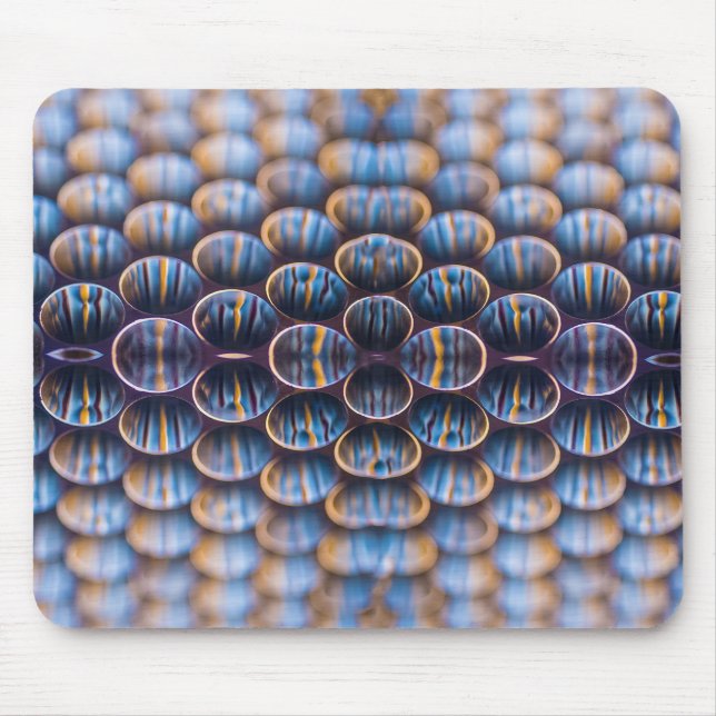 Mousepad com imagem de Honeycomb Abstrato Futuríst (Frente)