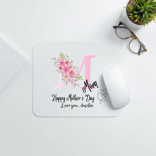 Mousepad com Inicial Personalizada da Mamãe
