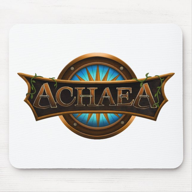 Mousepad com logotipo de Achaea (Frente)